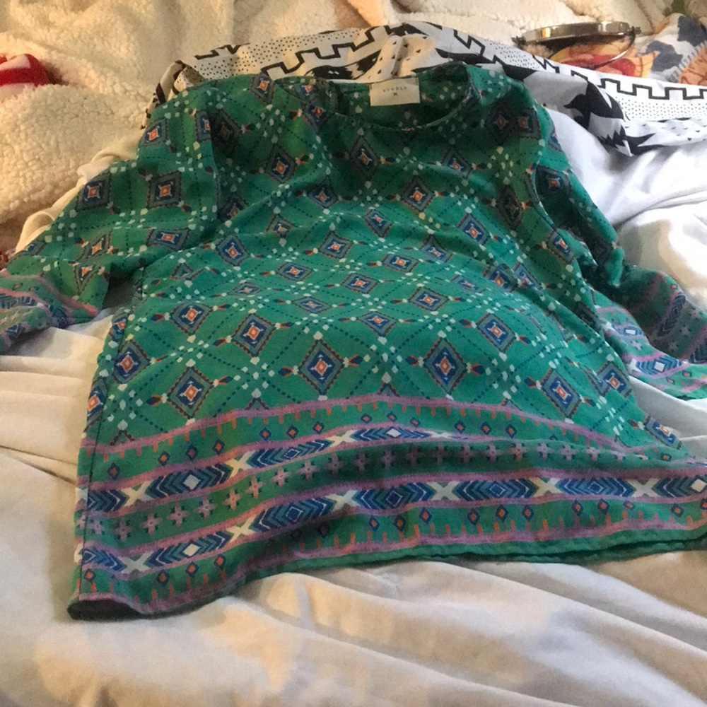 Long sleeve blouse